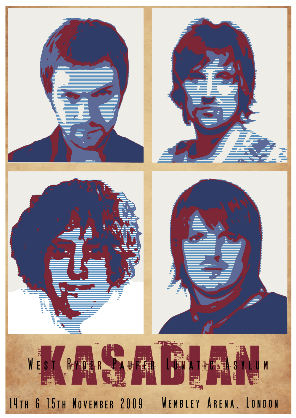 Kasabian Gig Poster (Wembley Arena)